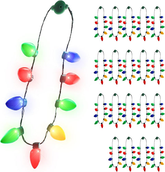 Spark Joy with Light Up Christmas Necklaces