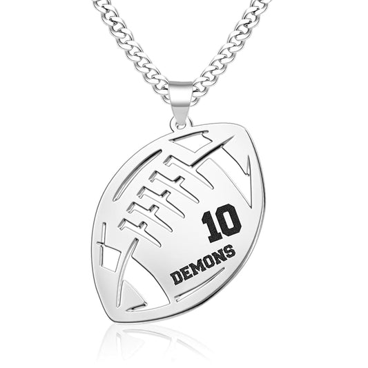 The Art of Passion: Football Necklace Design