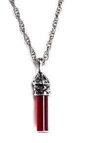 blood vial necklace