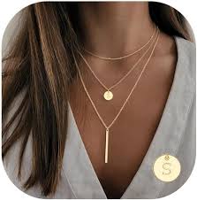 gold layered necklace