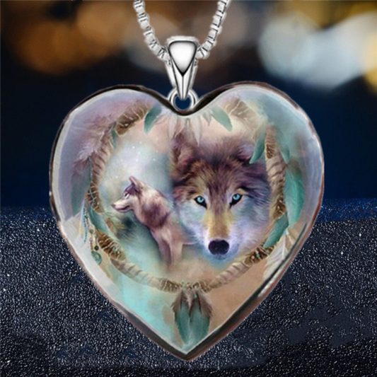 wolf necklace