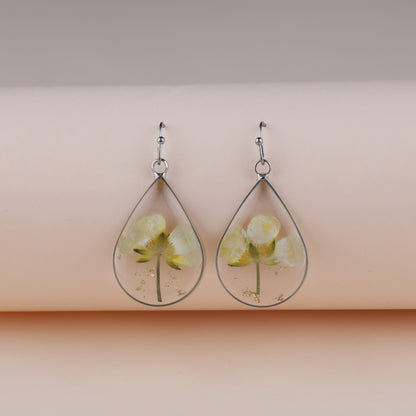 Pressed Flower Earrings