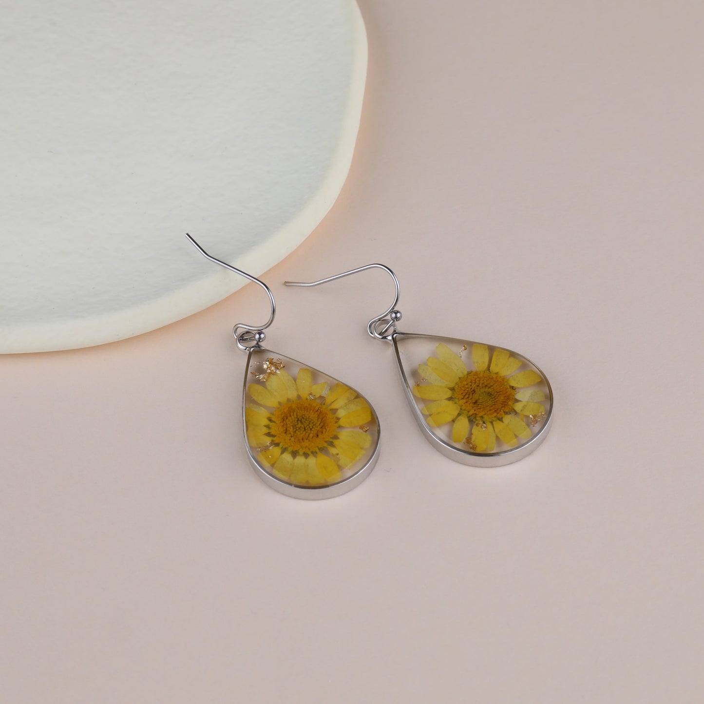 Pressed Flower Earrings