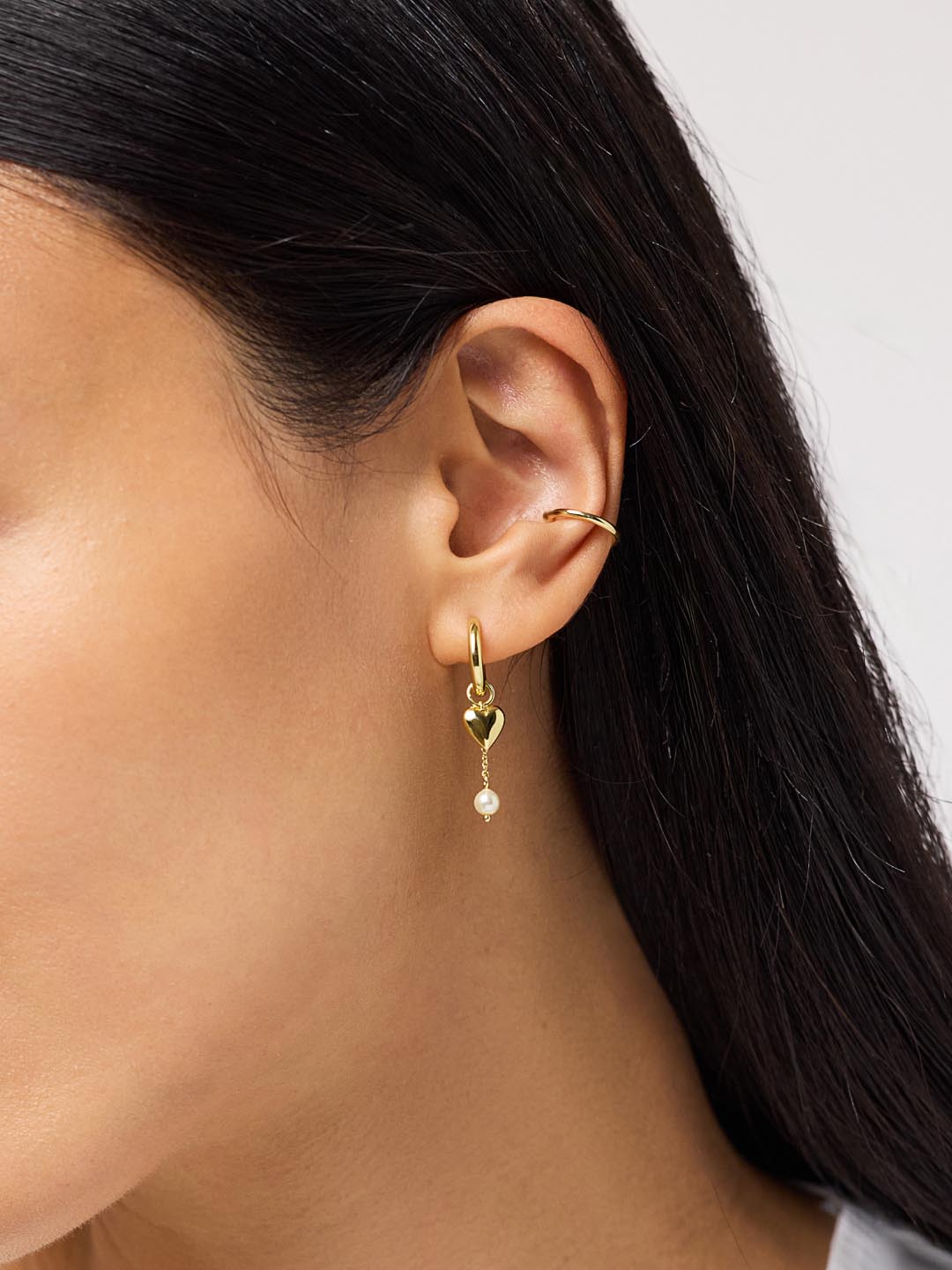 Gold Drop Earrings - Esther