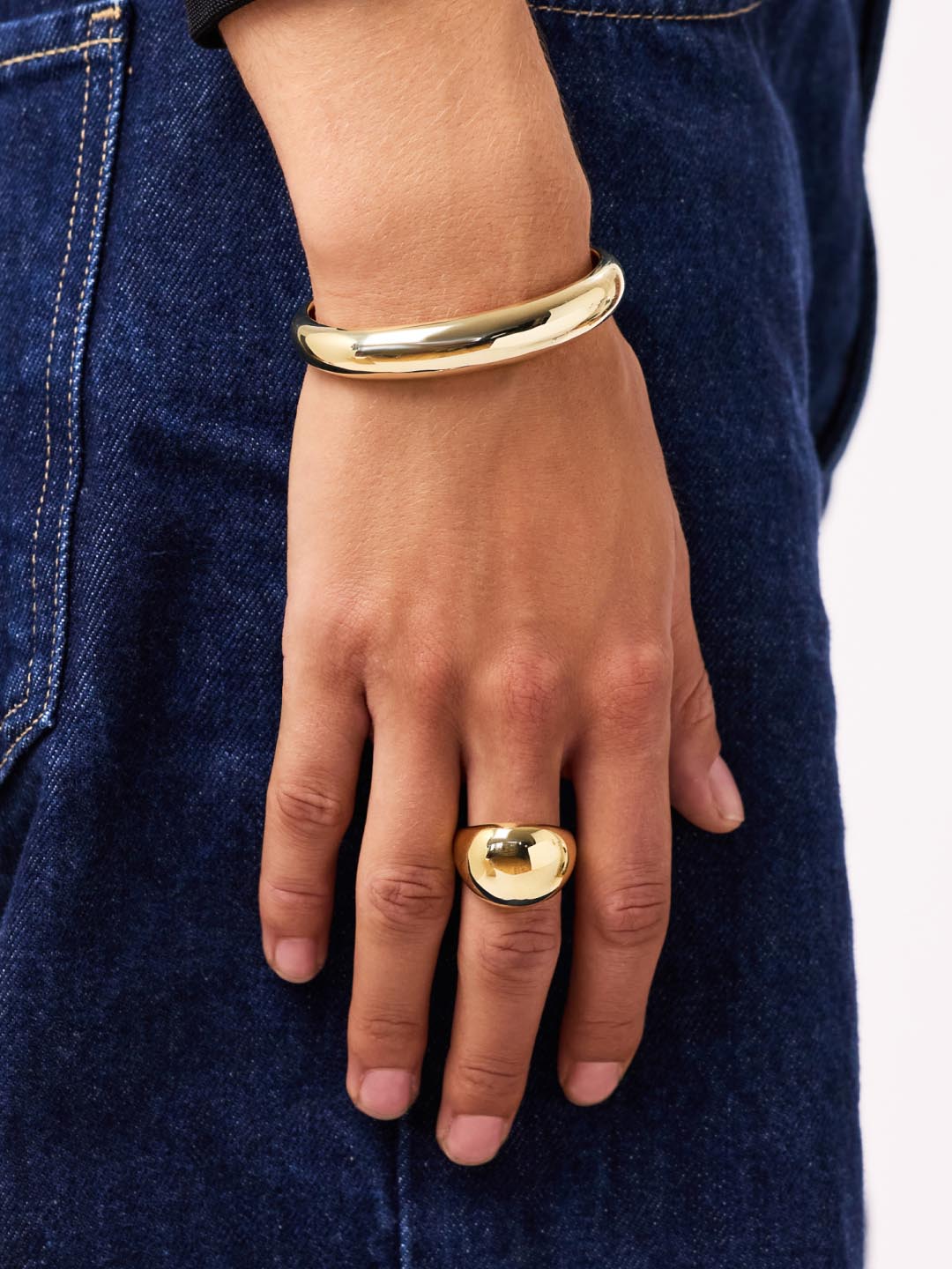 Gold Cuff Bracelet - Colson