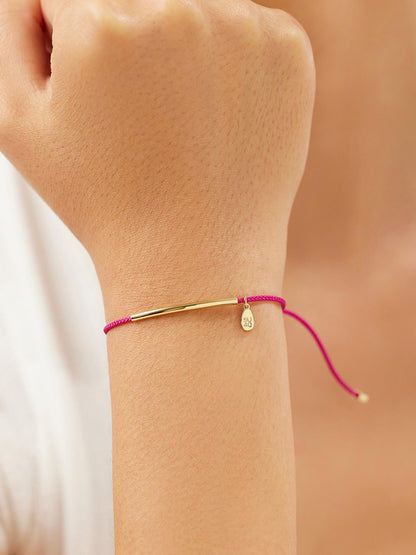 Cord Bracelet - Breast Cancer Support Bracelet