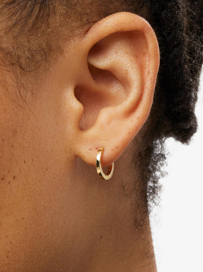 Gold Huggie Hoop Earrings - Huggie Hoops