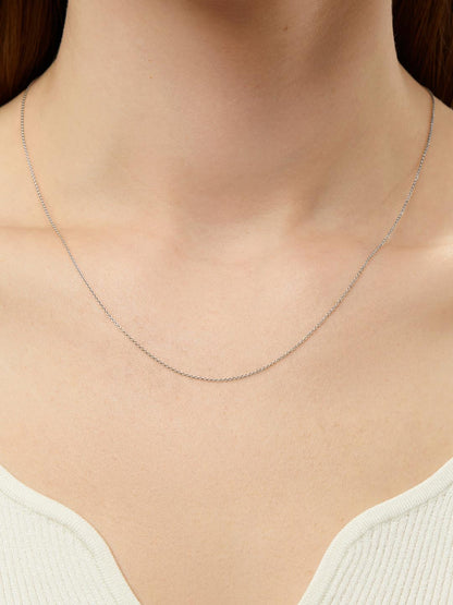 White Gold Chain - White Gold Chain Necklace