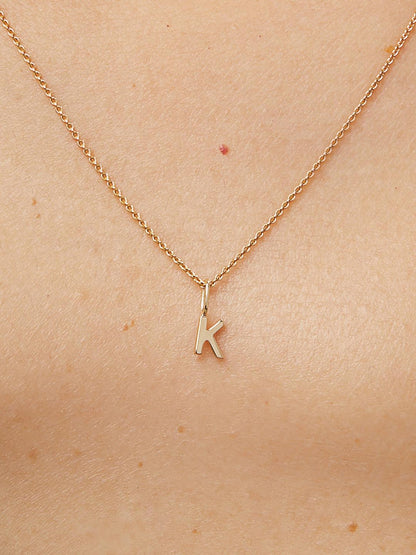 Letter Necklace - Gold Letter Necklace