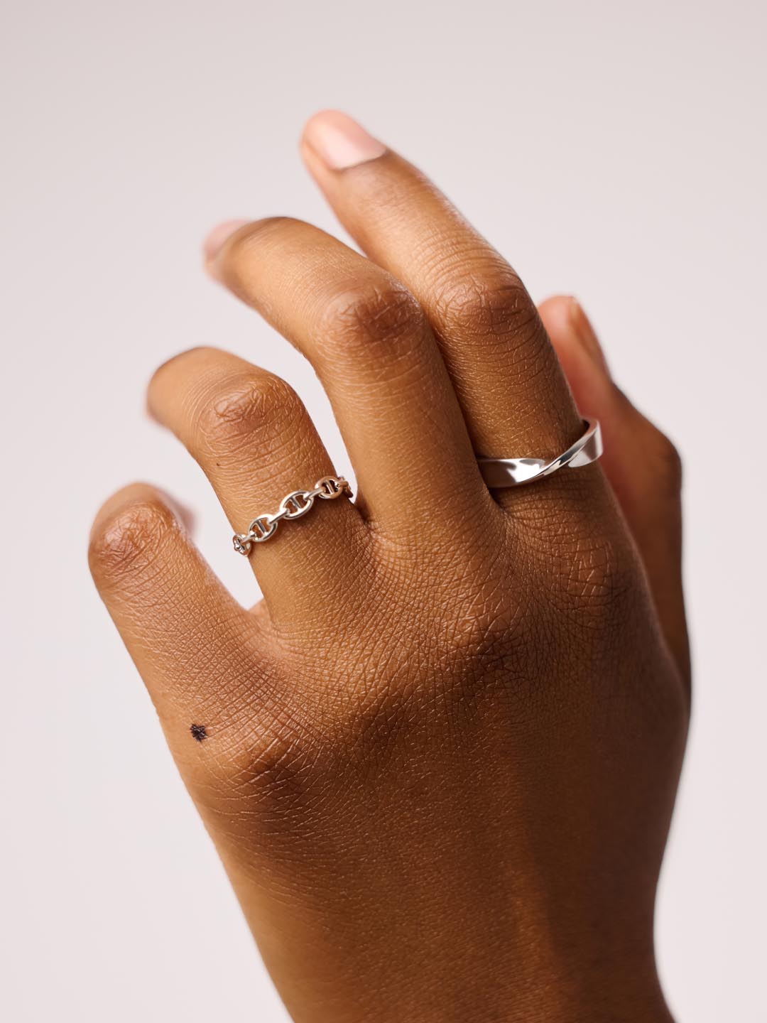 Anchor Chain Ring - Iver Silver