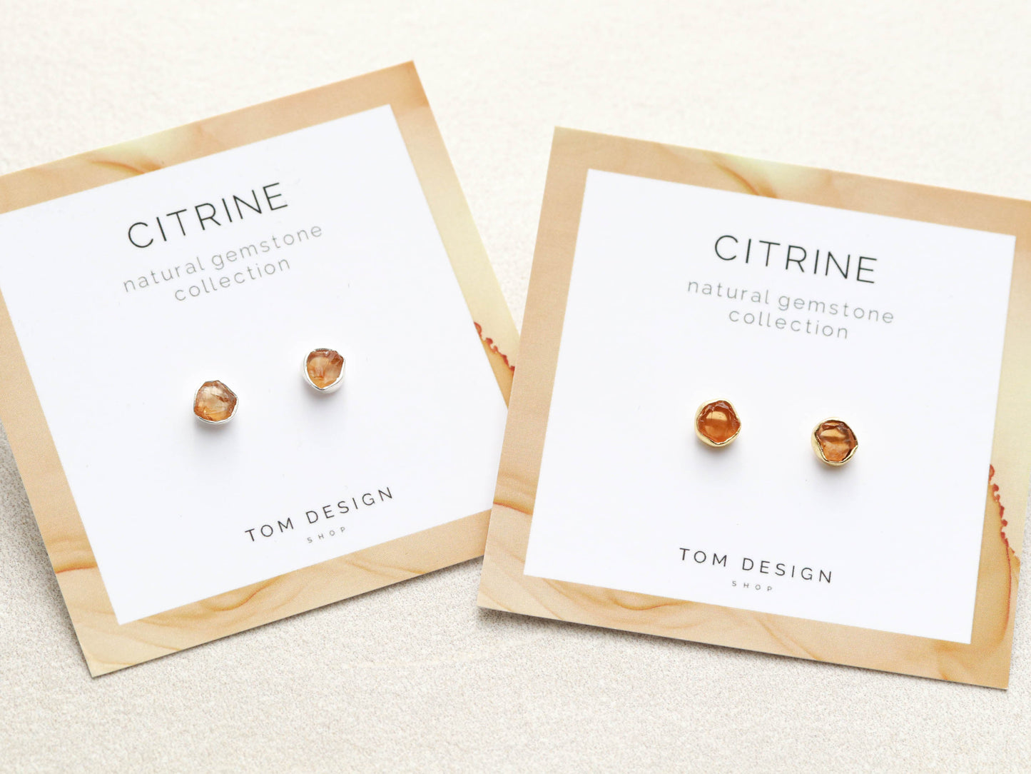 Gemstone Studs