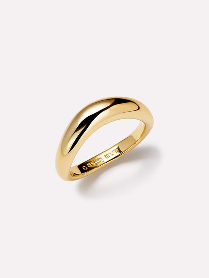 Gold Band Ring - Stevie