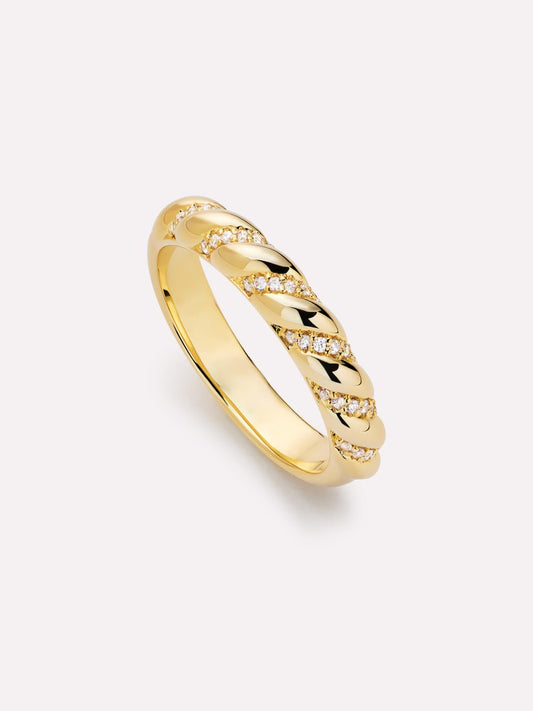 Gold Band Ring - Presley