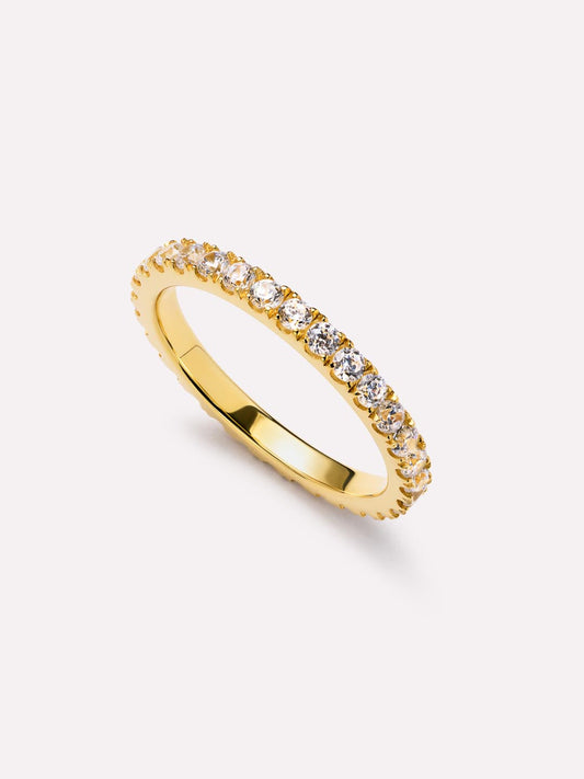 Gold Band Ring - Celine Medium