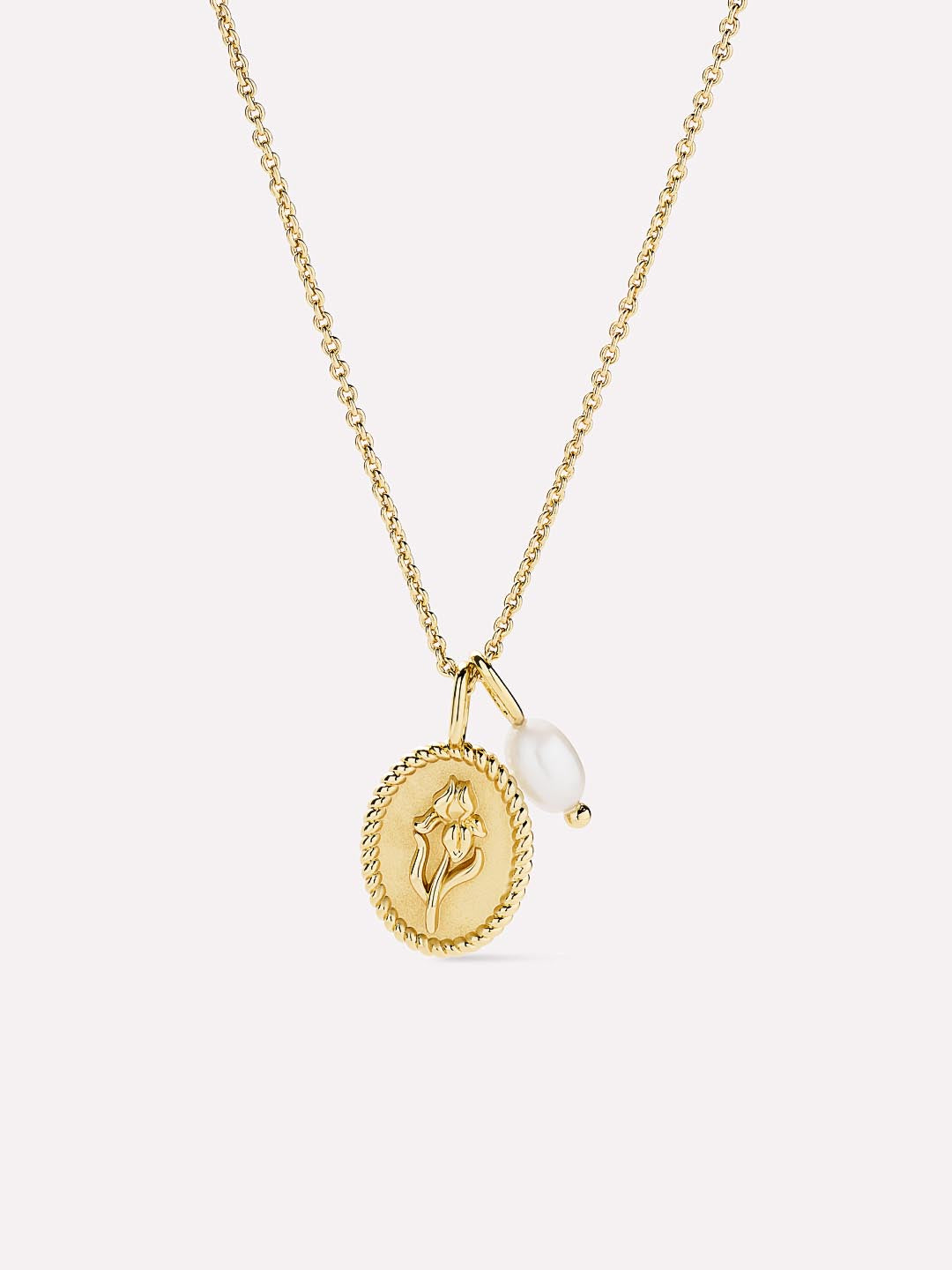 Gold Pendant Necklace - Katie Necklace