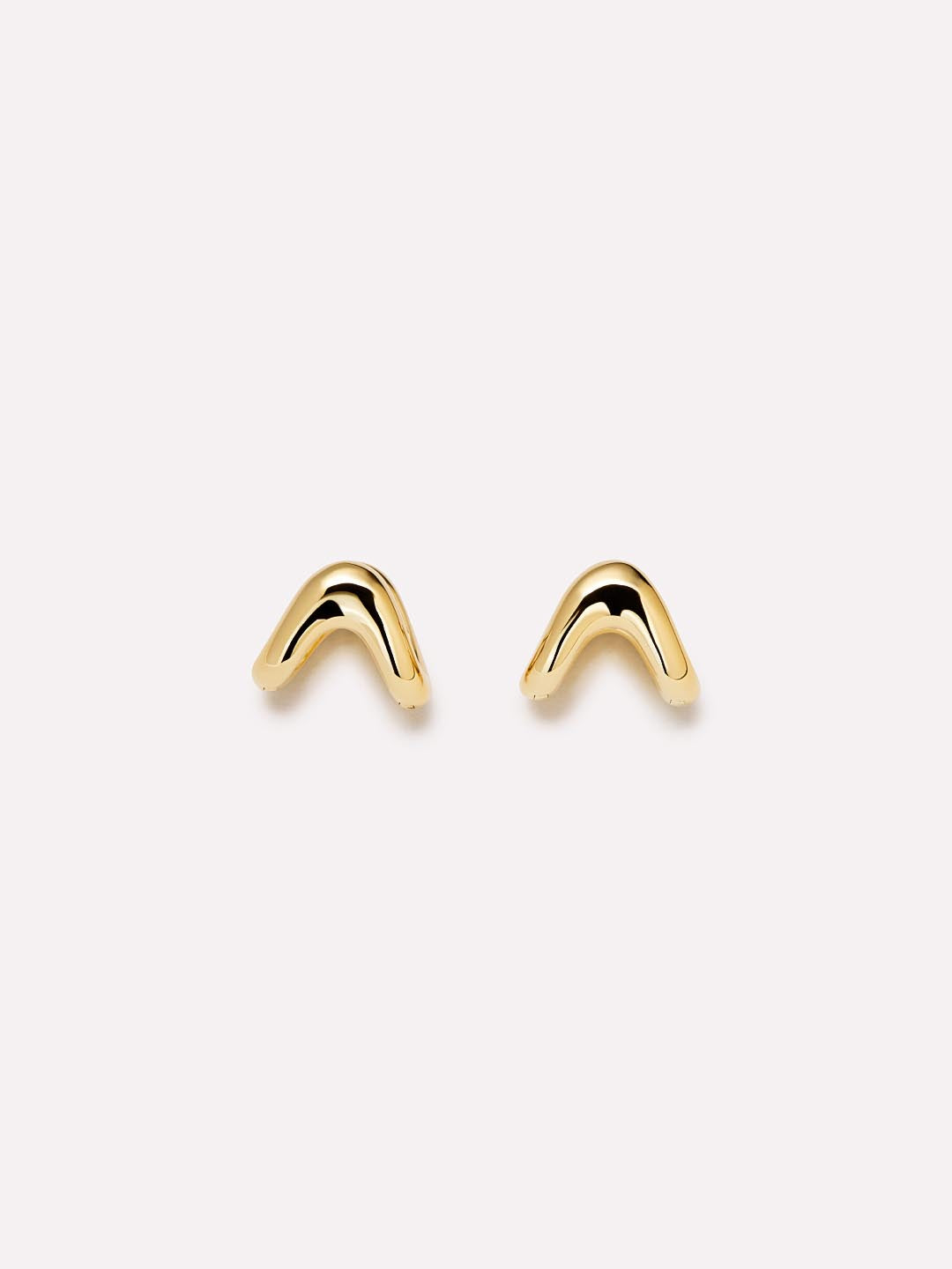 Gold Huggie Earrings - Vivienne