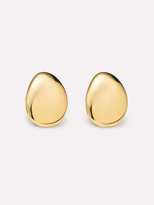 Statement Earrings - Pebble Studs