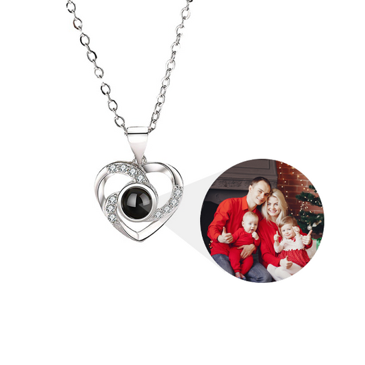 Eternal Heart Necklace With Photo Inside