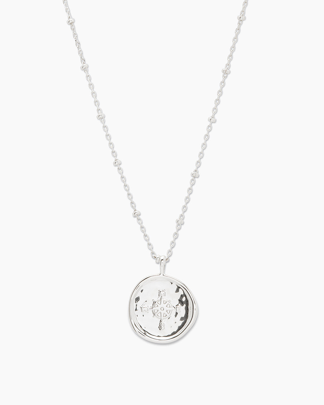 Compass Coin Necklace