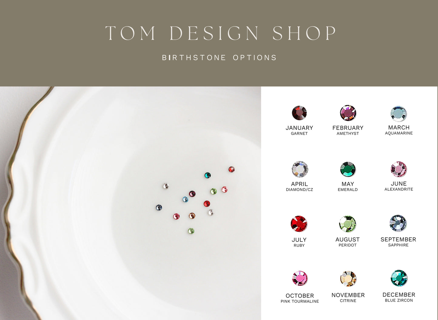 Build your Own Birthstone Discs