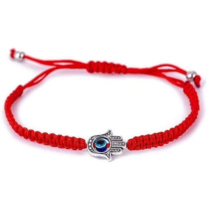 Hamsa Hand Red String Bracelet - Evil Eye Protection