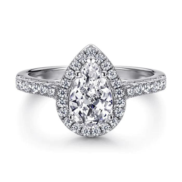 2.0 CT PEAR CUT RING