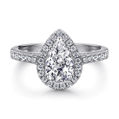 2.0 CT PEAR CUT RING