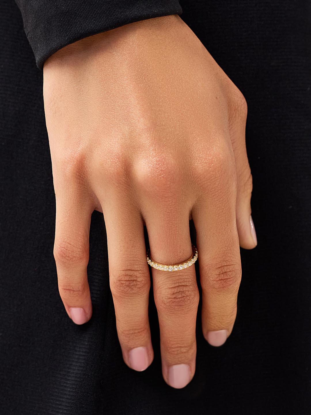 Gold Band Ring - Celine Medium