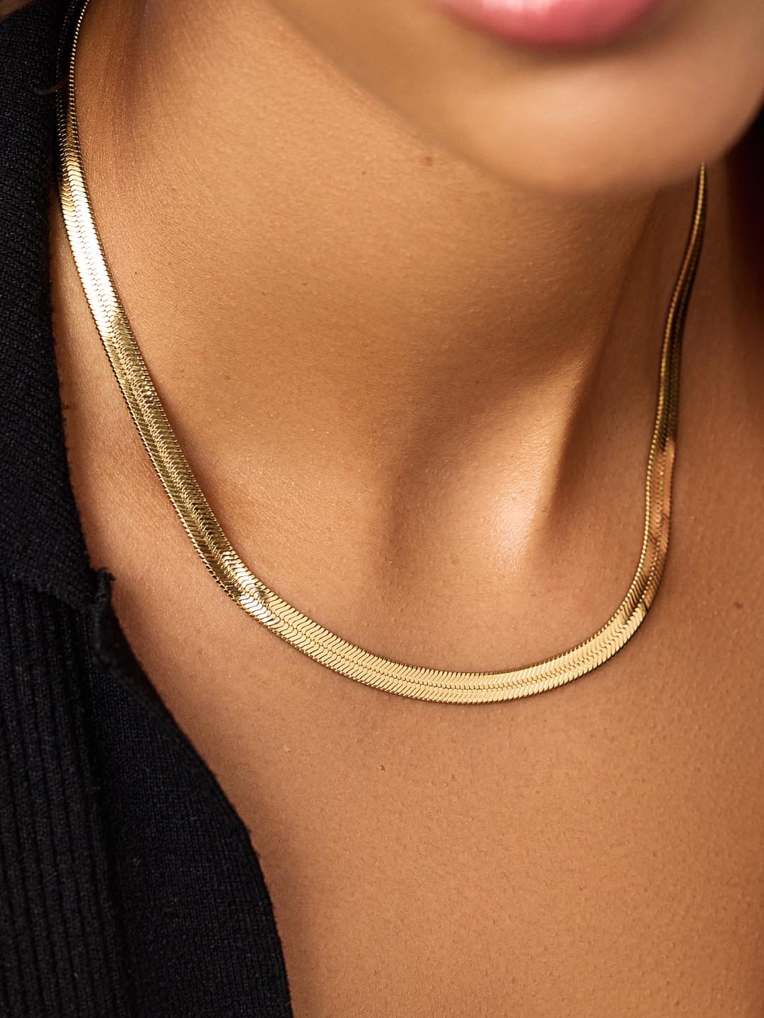 Herringbone Necklace - Ina Bold