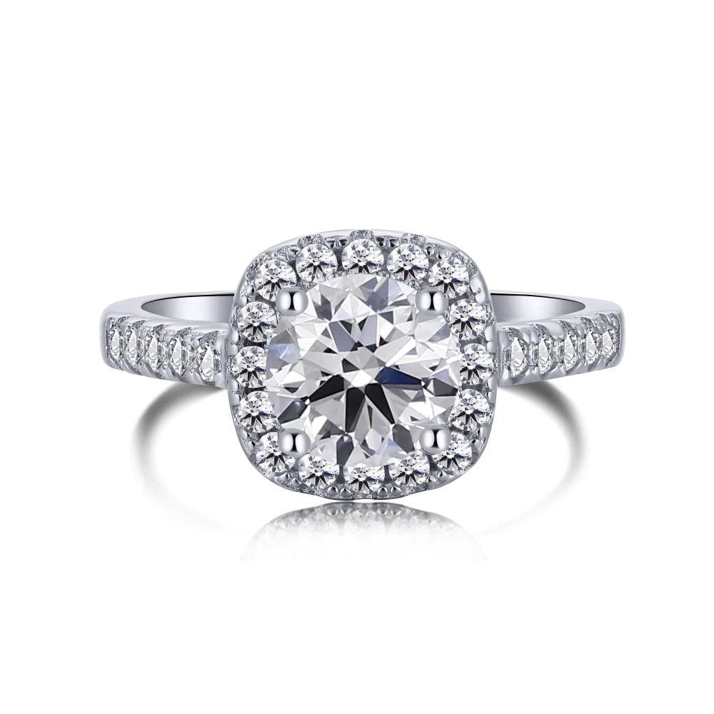 2.5 CT CUSHION CUT LONDON RING