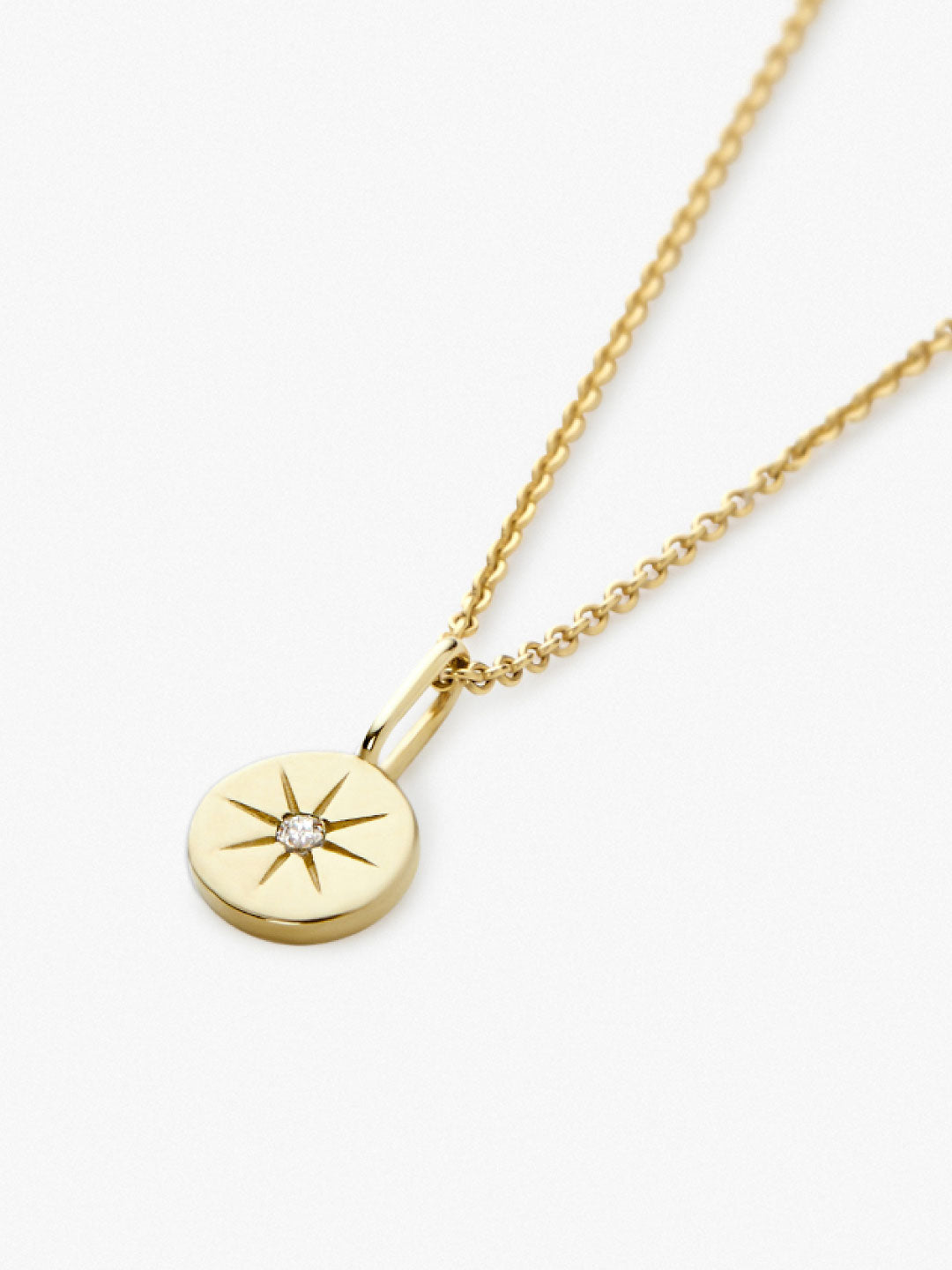 Gold Pendant - Gold Star Charm