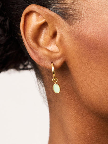 Gold Drop Earrings - Ocean Earrings