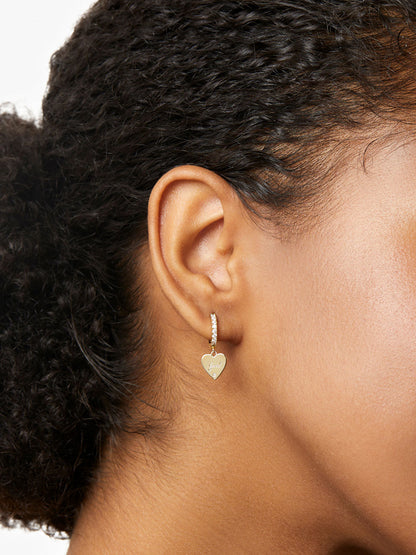 Gold Huggie Hoop Earrings - Georgie