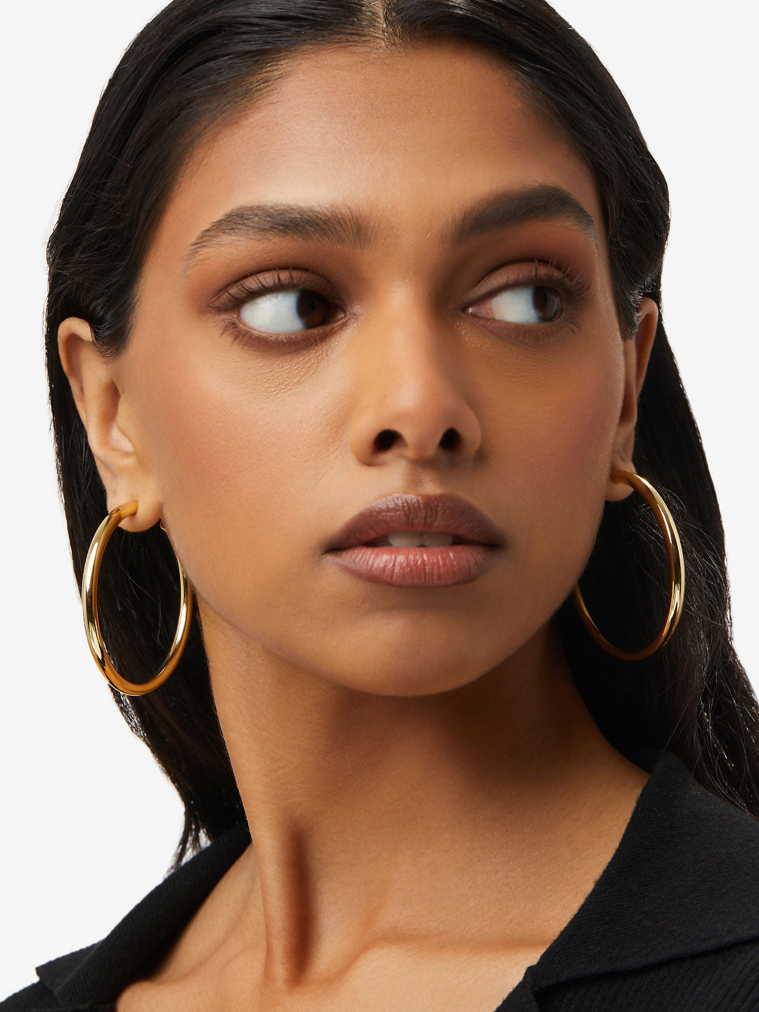 Large Hoop Earrings - Tia Large