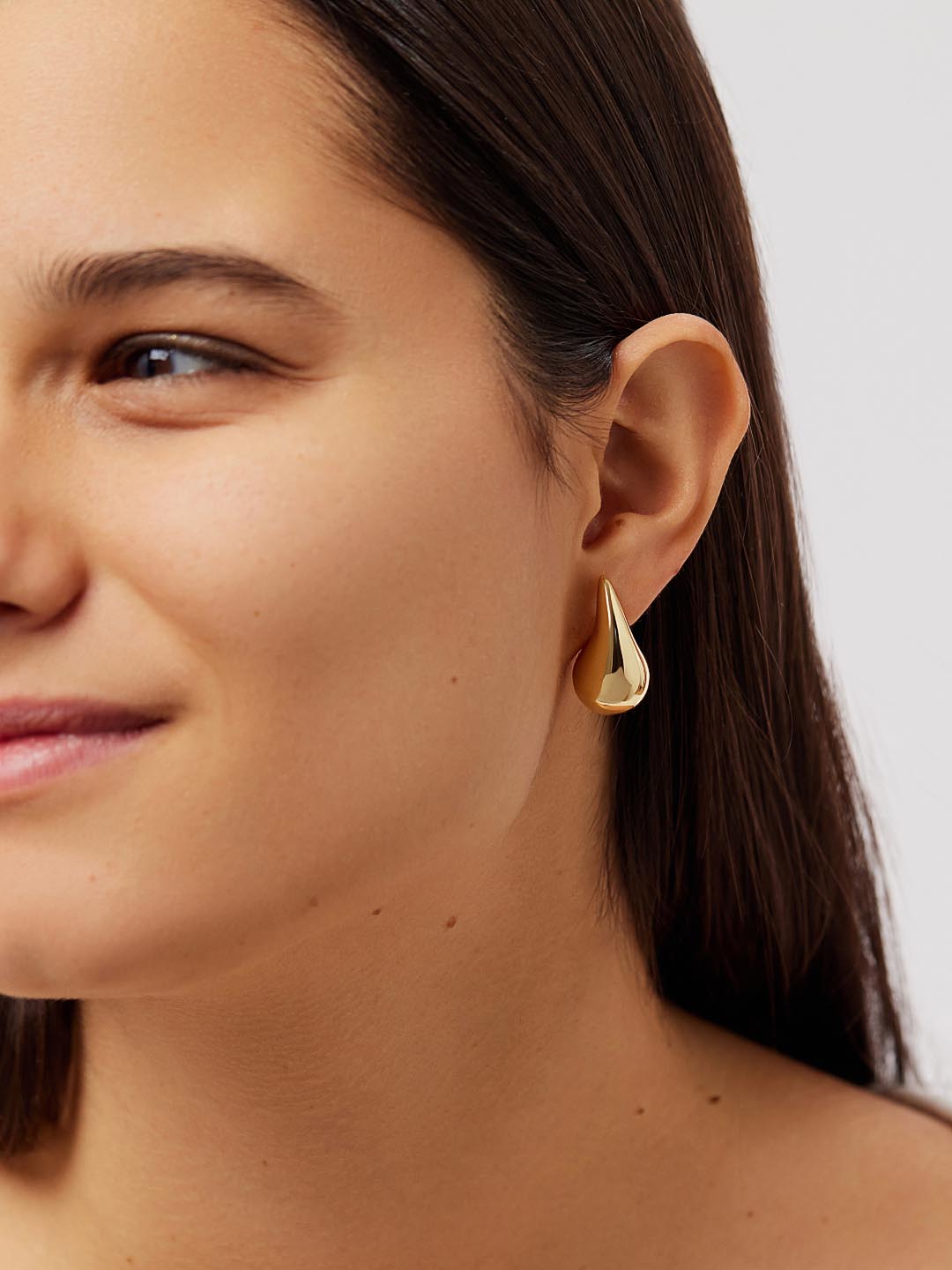 Gold Statement Earrings - Kiara