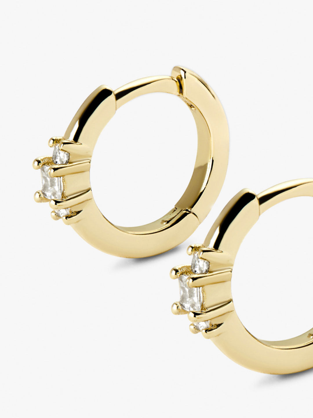 Gold Huggie Hoops - Kodi