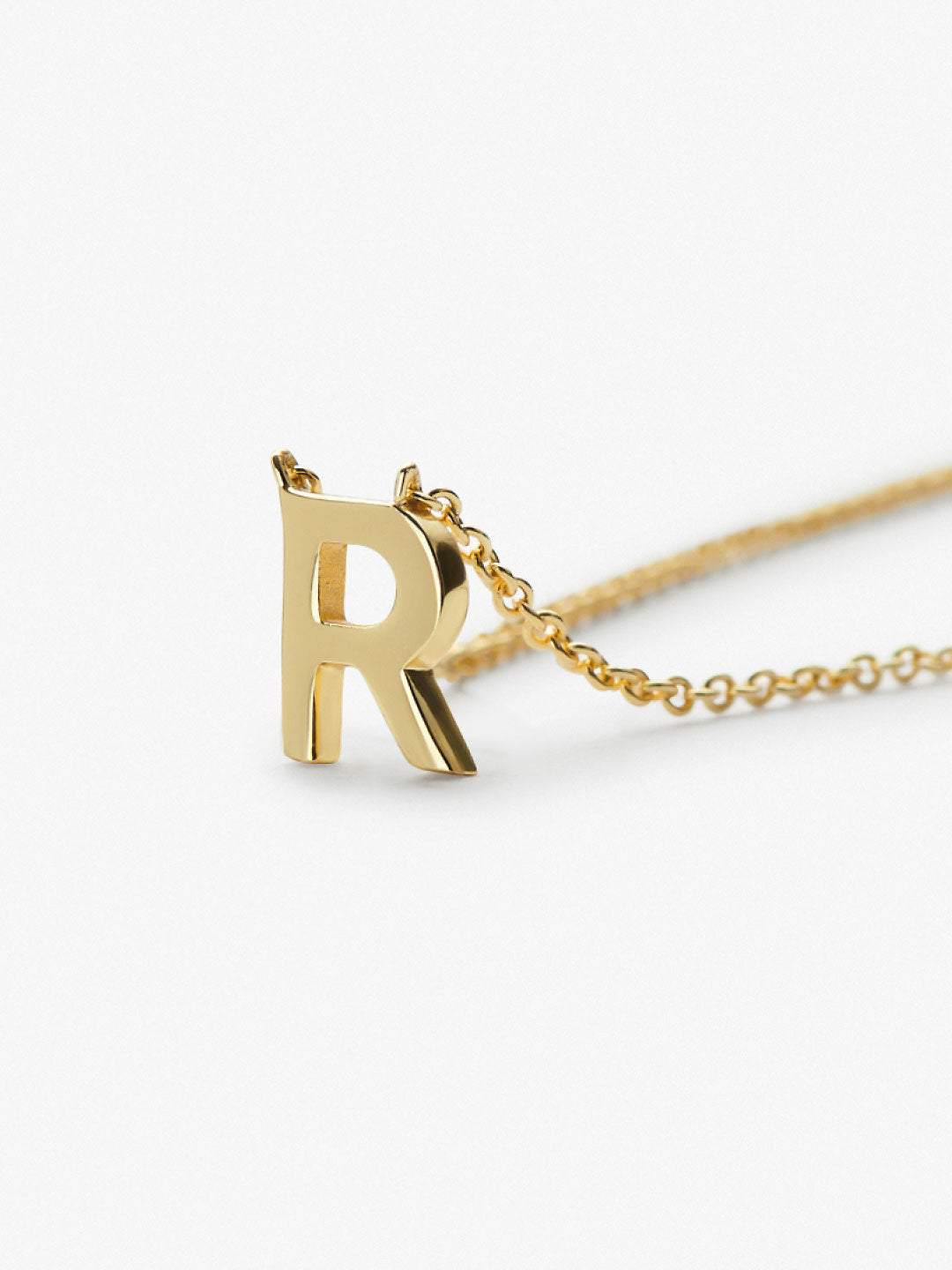 Gold Initial Necklace - Letter Necklace