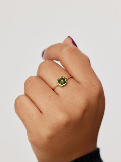 Stone Ring - Mae Ring Green