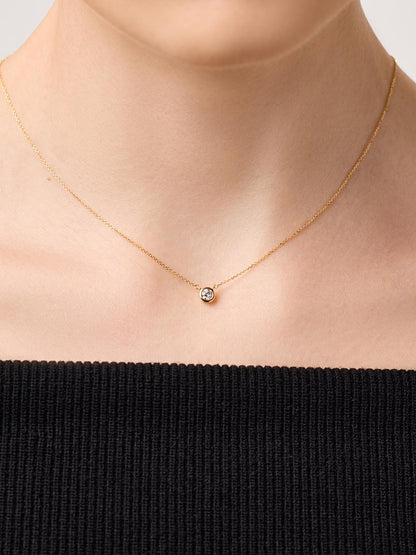 Diamond Necklace - Gold Medium Diamond Necklace