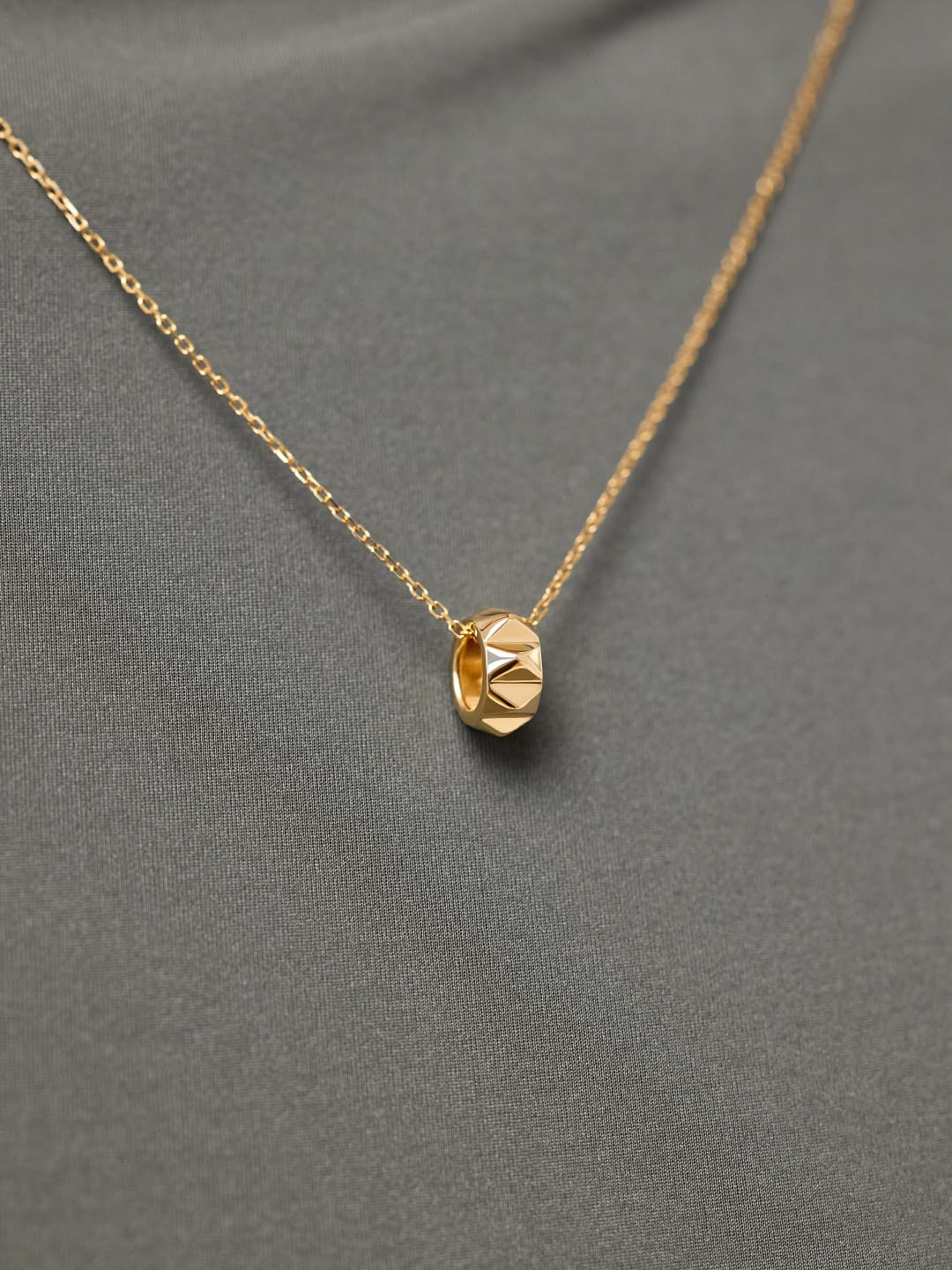 Solid Yellow Gold - Equinox Charm