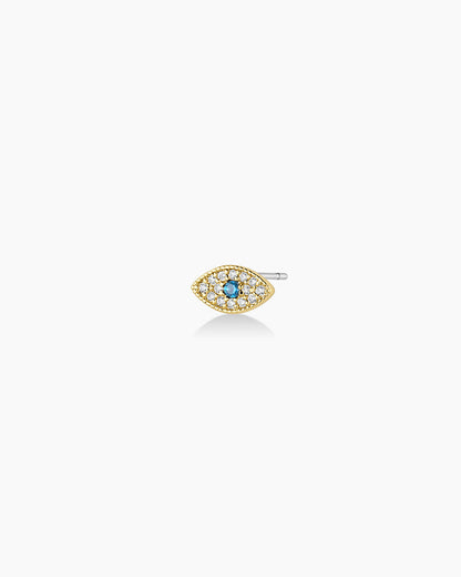 Evil Eye Single Stud