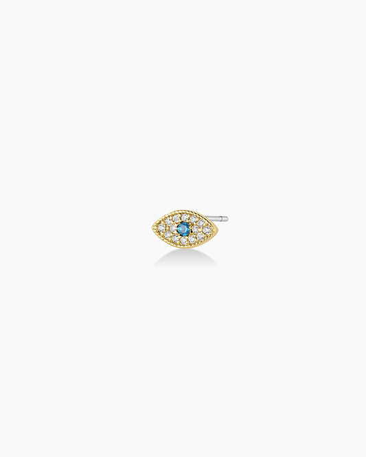 Evil Eye Single Stud