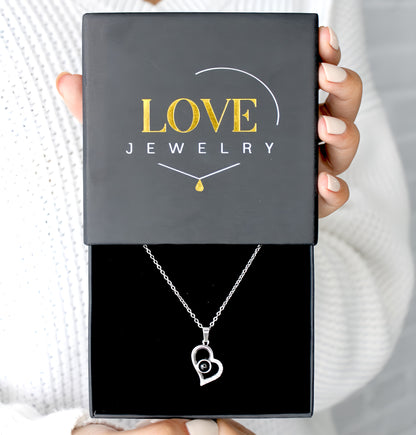 I Love You Projection Necklace