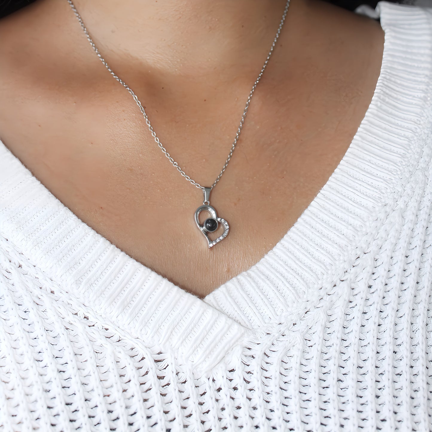 I Love You Projection Necklace