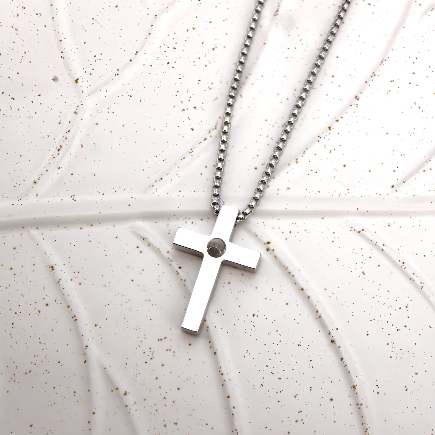 Full Cross Projection Necklace