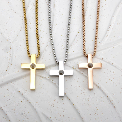 Full Cross Projection Necklace