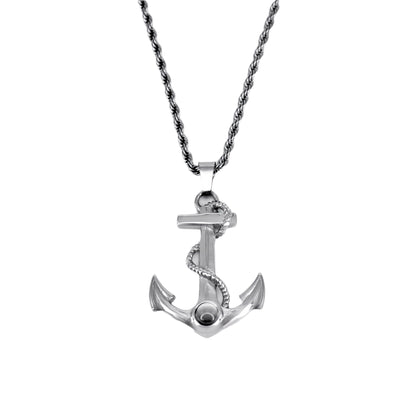 Strong Anchor Projection Necklace