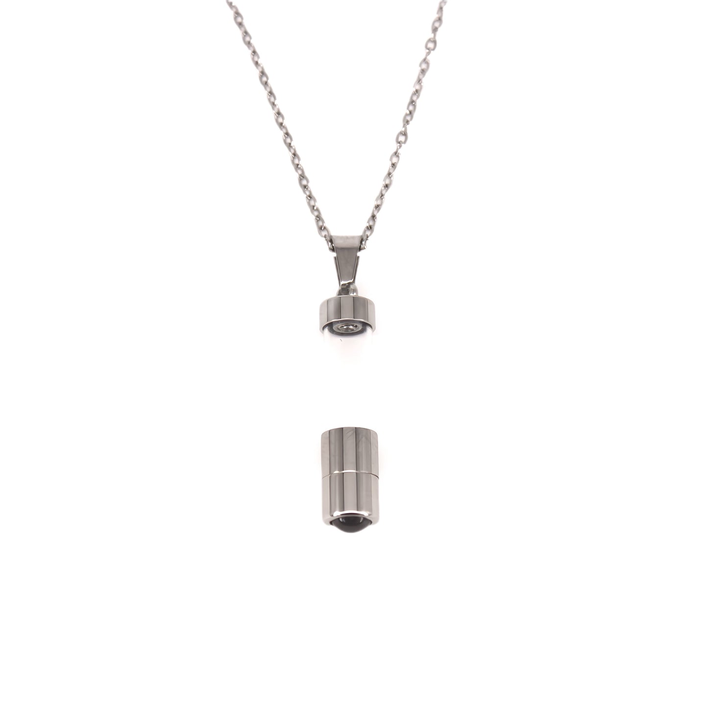 Tiny Container Projection Necklace