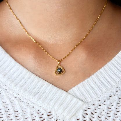 Small Heart Projection Necklace