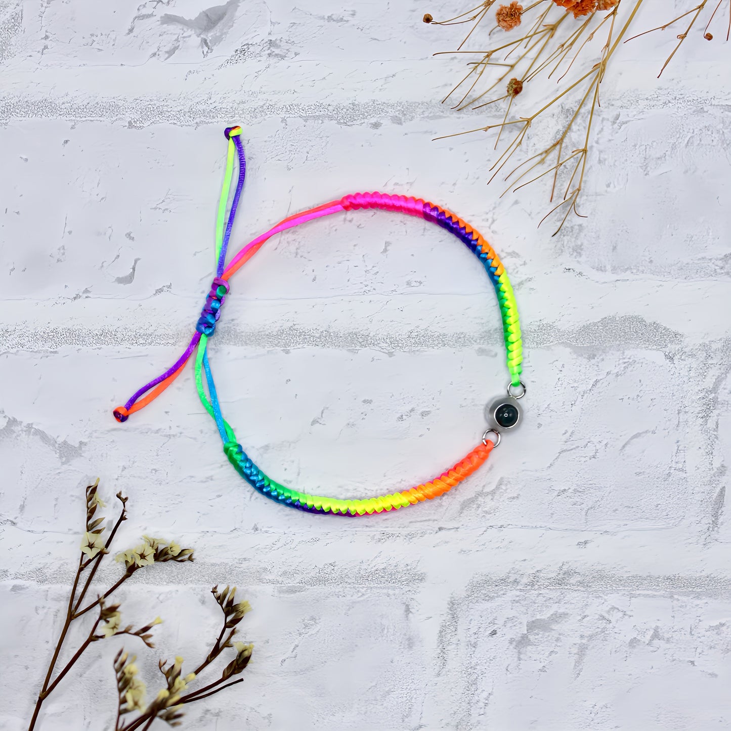 Forever Rainbow Rope Projection Bracelet